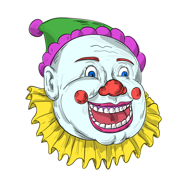 Images Of Clown Face Drawing For Kids