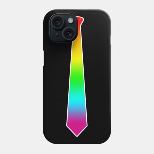 LGBT Rainbow Neck Tie Phone Case