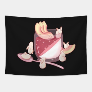 Peach Panna Cotta Tapestry