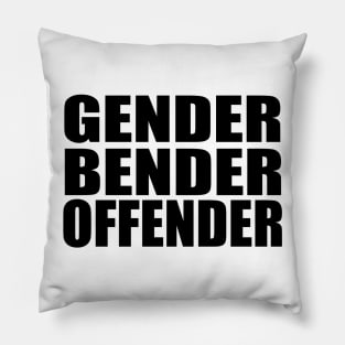 Gender Bender Offender Pillow