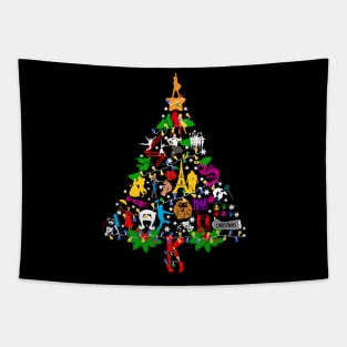 Ugly Broadway Christmas Tree Tapestry