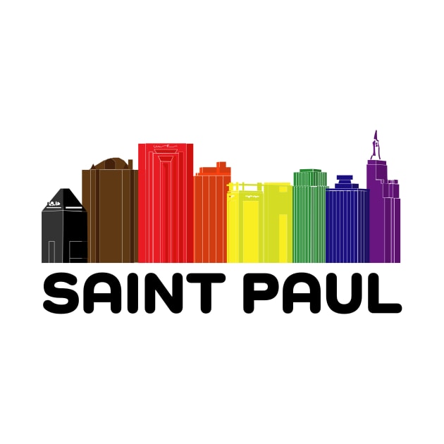 Saint Paul Pride Skyline by andybirkey