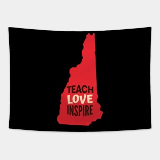 New Hampshire Teacher Teach Love Inspire Tapestry