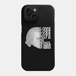 Love The Soul of Genius Illustration Phone Case