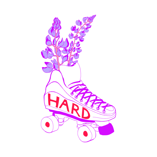 Lupine HARD logo by High Altitude Roller Derby 