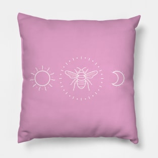 Pink queen bee Pillow