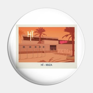 Hi Nightclub Pin