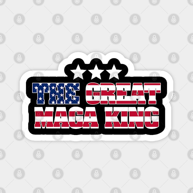 Anti Joe Biden Ultra Maga The Return Of The Great Maga King Magnet by nikolay