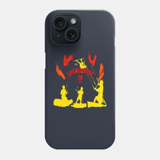 Kiting Life Begins At Twenty Knots Kitesurfer Fun Quote 6 Phone Case