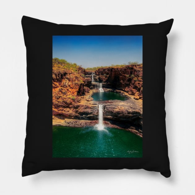 Mitchell Falls Pillow by lordveritas