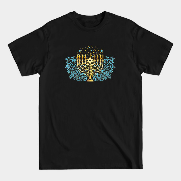 Discover Golden menorah for Hanukkah - Menorah - T-Shirt