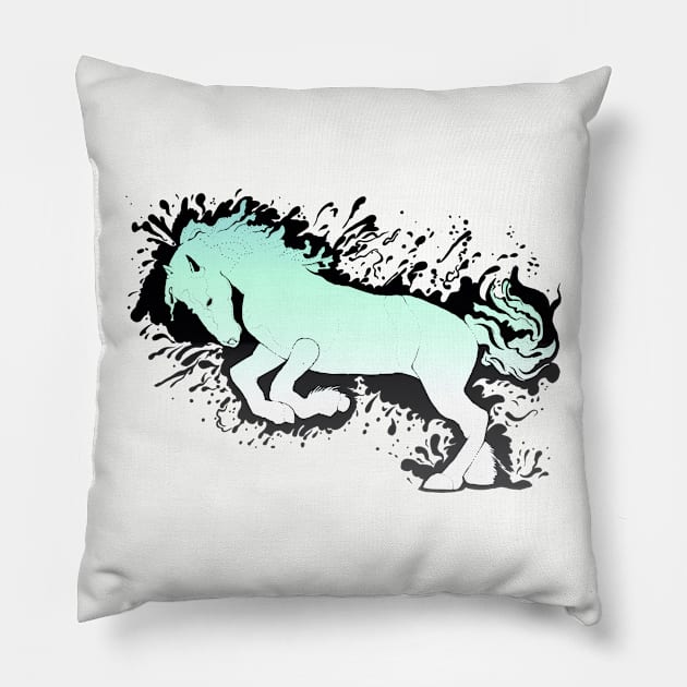 Equine Pillow by minniemorrisart