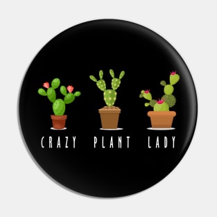 Crazy Plant Lady Costume Gift Pin