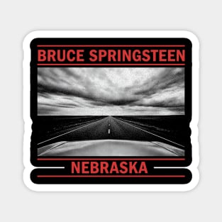 Bruce Springsteen nebraska album tshirt Magnet