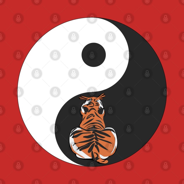 Tiger and Yin Yang by Zennic Designs