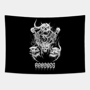 Skull Hell with Ramones Tapestry