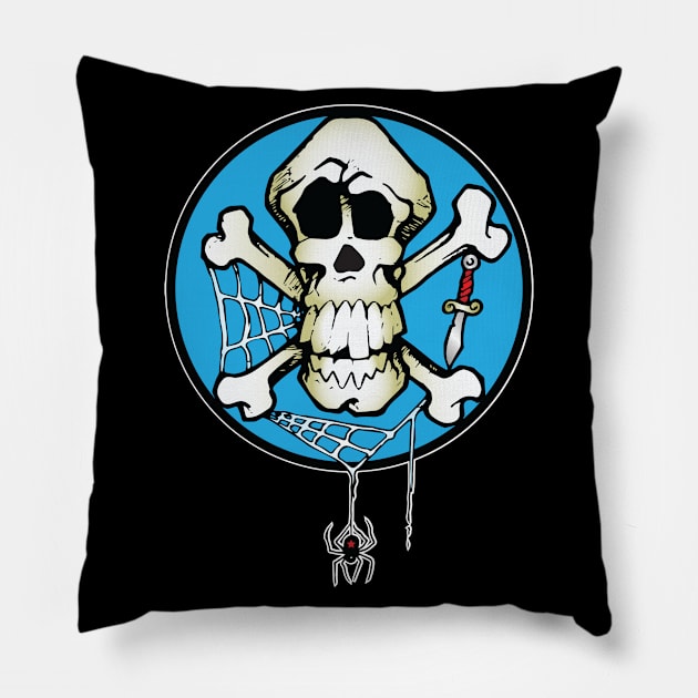 Pirate Skull n Crossbones Pillow by Laughin' Bones