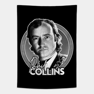 Phil Collins /\/ Retro 80s Aesthetic Design Tapestry