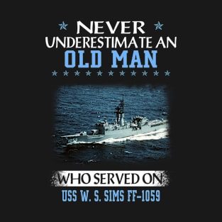 USS W. S. Sims FF-1059 Veterans Day Christmas Gift T-Shirt