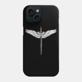 Flying Paint Brush Phone Case