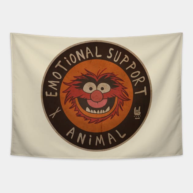 vintage 70s muppets emotional support animal Tapestry by Dwiriski Artstation