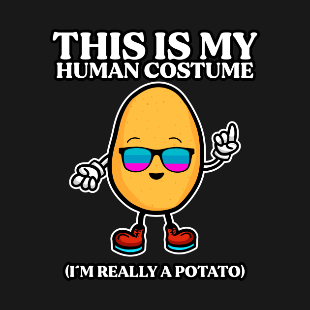 This is My Human Costume I'm Really a Potato by dconciente