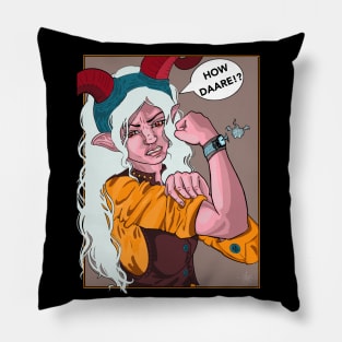 "Captain Martle - Poster Parody - How Daare!?" - Celestial Expanse Fan Merch Pillow