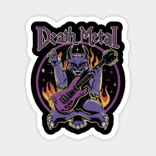 death metal Satanic Baphomet cat Magnet