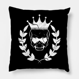 skull in the crown Pillow