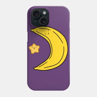 Crescent Moon Banana and Star Phone Case