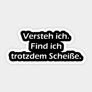 Scheisse Stickers Teepublic Verbaler ausdruck (hau ab!, wie. scheisse stickers teepublic