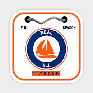 Deal New Jersey Beach Badge Magnet