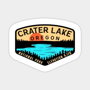 Crater Lake National Park Oregon Forest Magnet