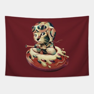 DONUT FIGHTER Tapestry