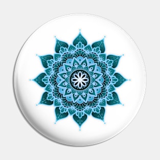 Throat Chakra Mandala (series) Pin