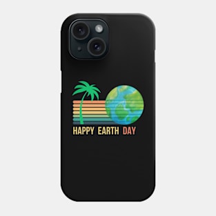 RETRO SUNSET EARTH DAY Phone Case