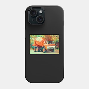 Ford D Series Concrete Mixer Truck Phone Case