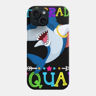 Shark Team 4th Grade Squad Teacher Back To School Phone Case