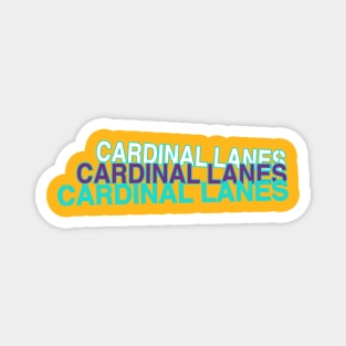 Cardinal Lanes Magnet