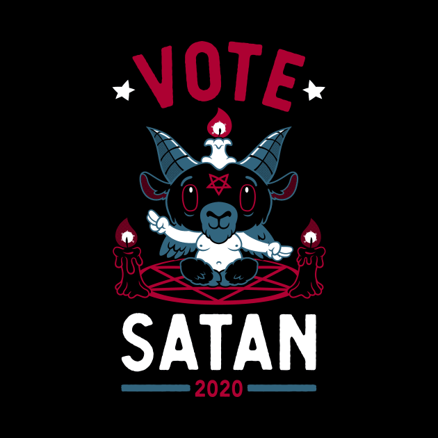 Vote Satan - Vote 2020 - Election - Creepy Cute - Goth by Nemons