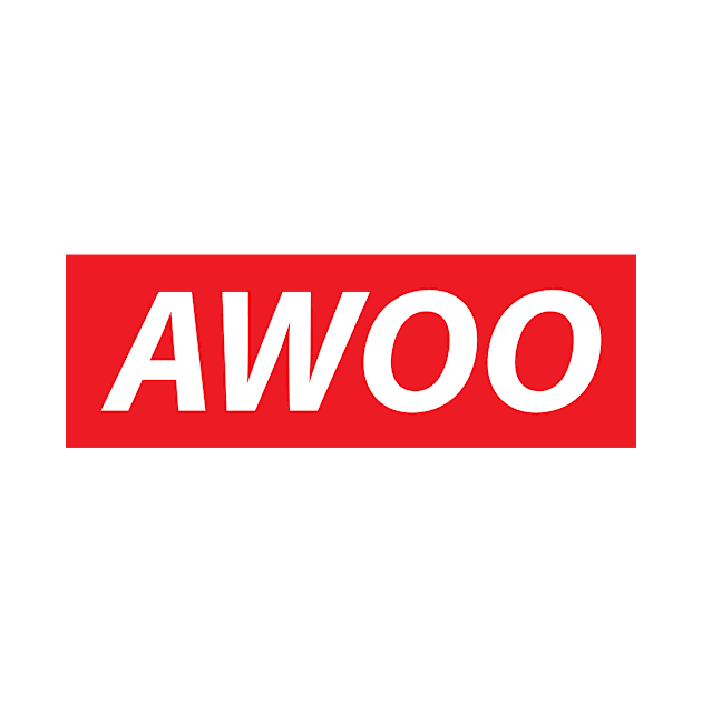 Awoo Wolf Furry Furries Wolves Logo by Mellowdellow