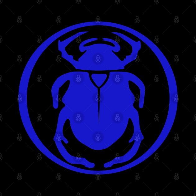 DESTINY: SCARAB HEART EMBLEM [BLUE] by SykoticApparel