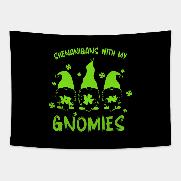 st patrick | Shenanigans with my Gnomies Tapestry by olivia parizeau