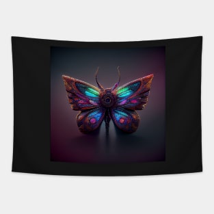 psychedelic butterfly Tapestry