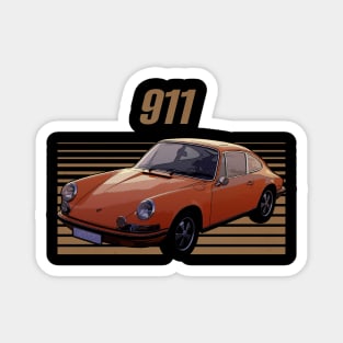 Porsche 911 1963 Awesome Automobile Magnet