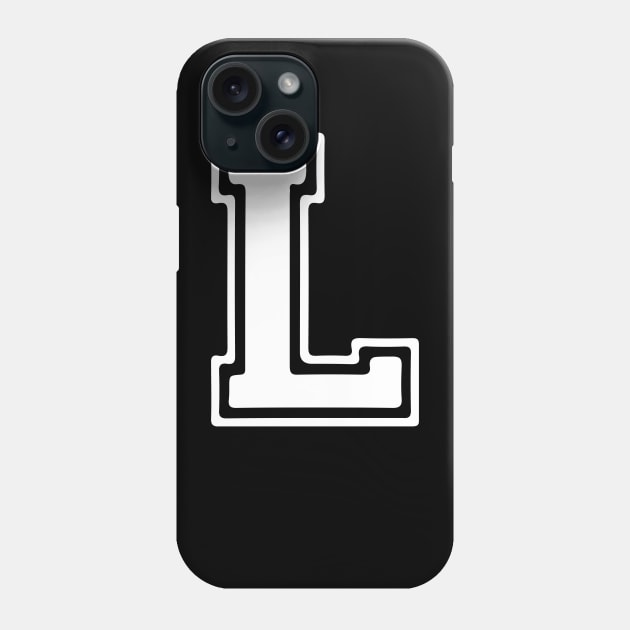 Letter L Phone Case by Xtian Dela ✅