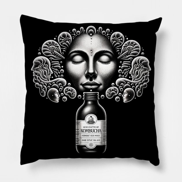 Fermented Mindset Pillow by EternalEntity