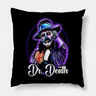 Dr. Death T-Shirt - Embrace the Dark Side of Style Pillow