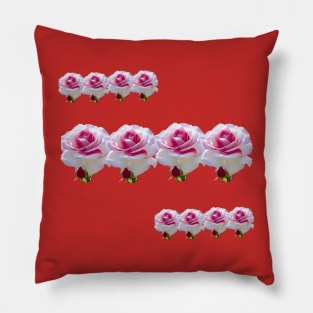 roses flower beautyful art Design Pillow