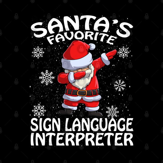 Santas Favorite Sign Language Interpreter Christma by intelus